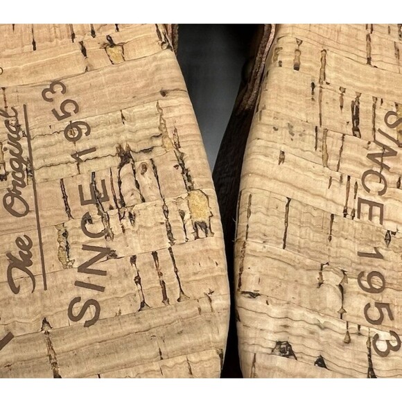 Kork Ease Womens Size 10M Saffron Leather Open Toe Slide Sandals Platform Wedge - Picture 9 of 13